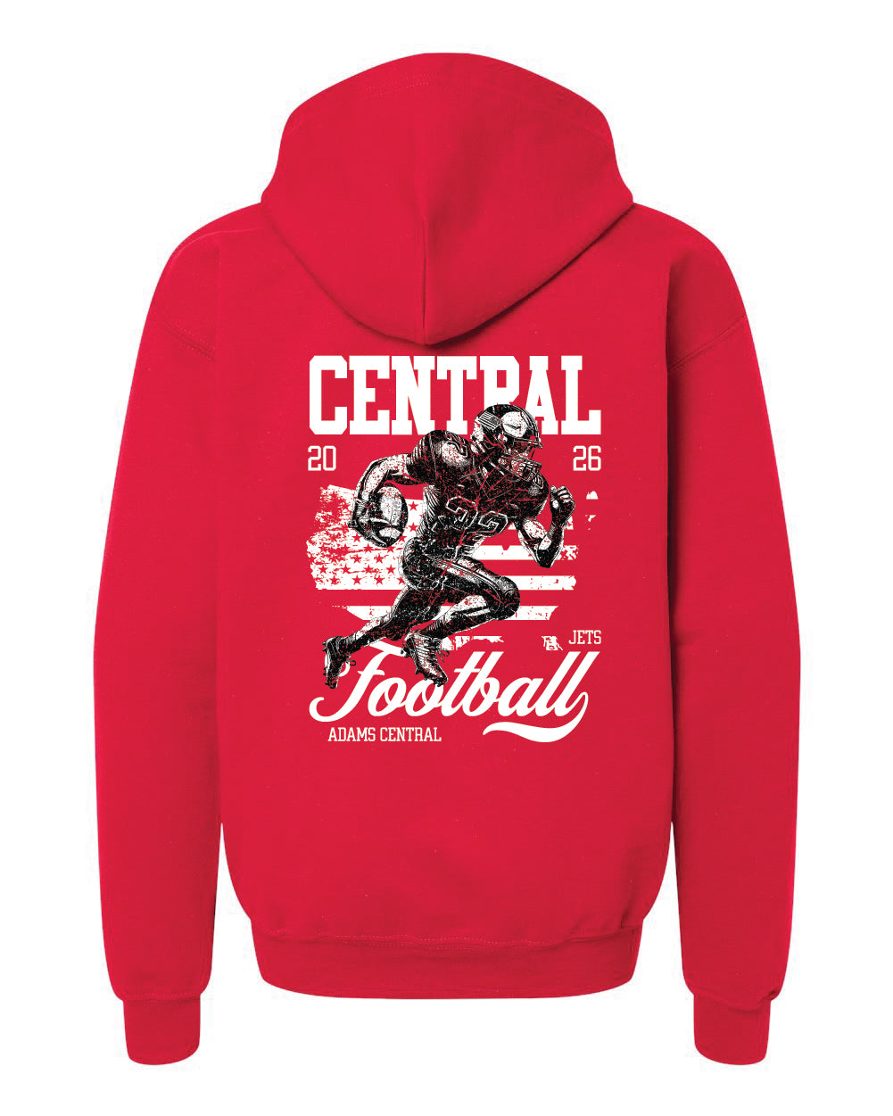 AC Football Youth Gildan Full Zip Hoodie