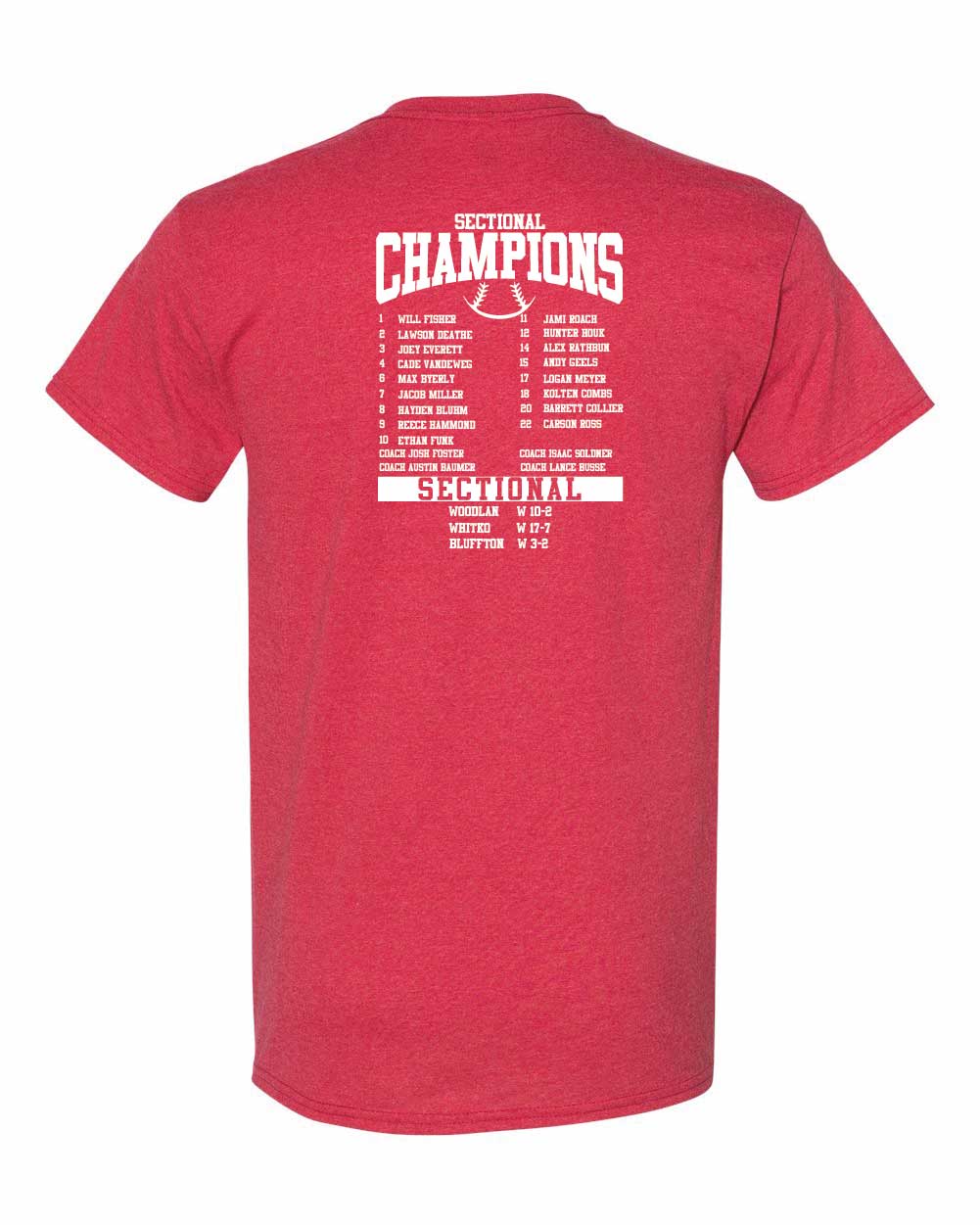 AC Baseball Sectional Champs t-shirt YOUTH