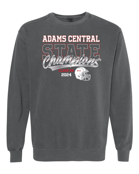 AC Football End of Season Crewneck Sweatshirt Comfort Colors Adult