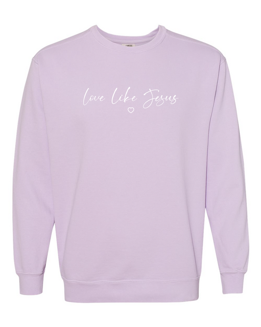 Adult Comfort Colors 'Love like Jesus' Crewneck