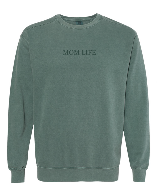 Mom Life Adult Comfort Colors Crewneck