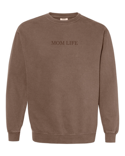 Mom Life Adult Comfort Colors Crewneck