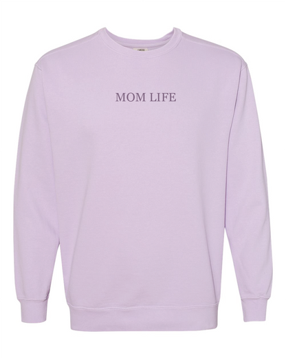 Mom Life Adult Comfort Colors Crewneck