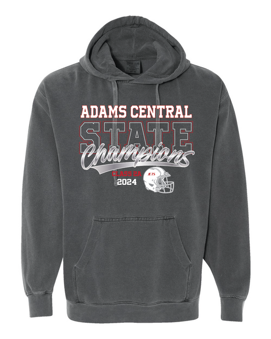 AC Football End of Season Hoodie Comfort Colors Adult