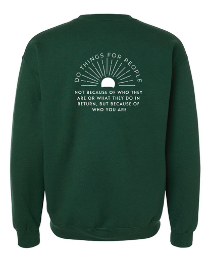 Sunshine 'Do things for people' Gildan Crewneck