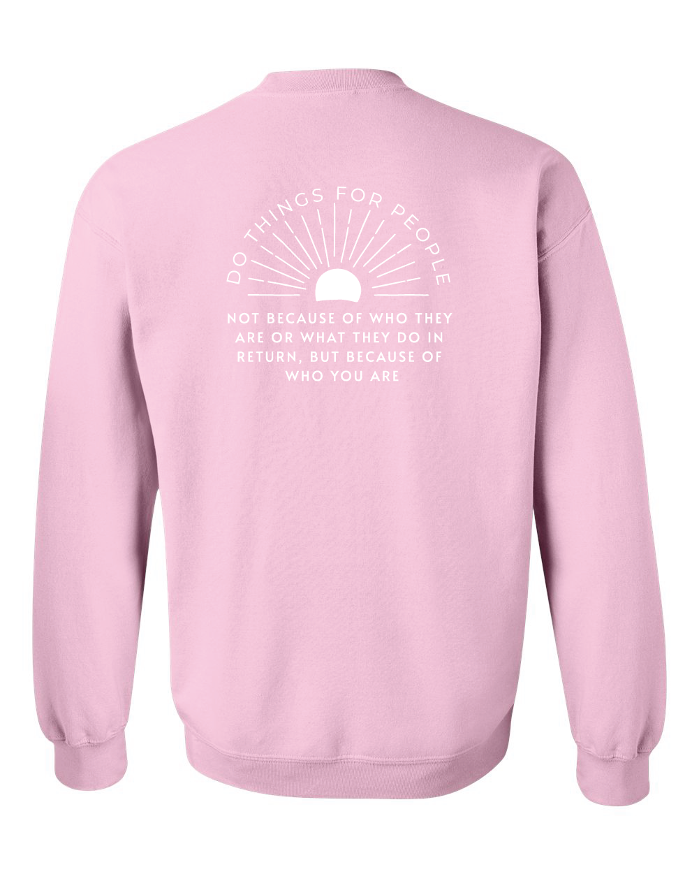 Sunshine 'Do things for people' Gildan Crewneck