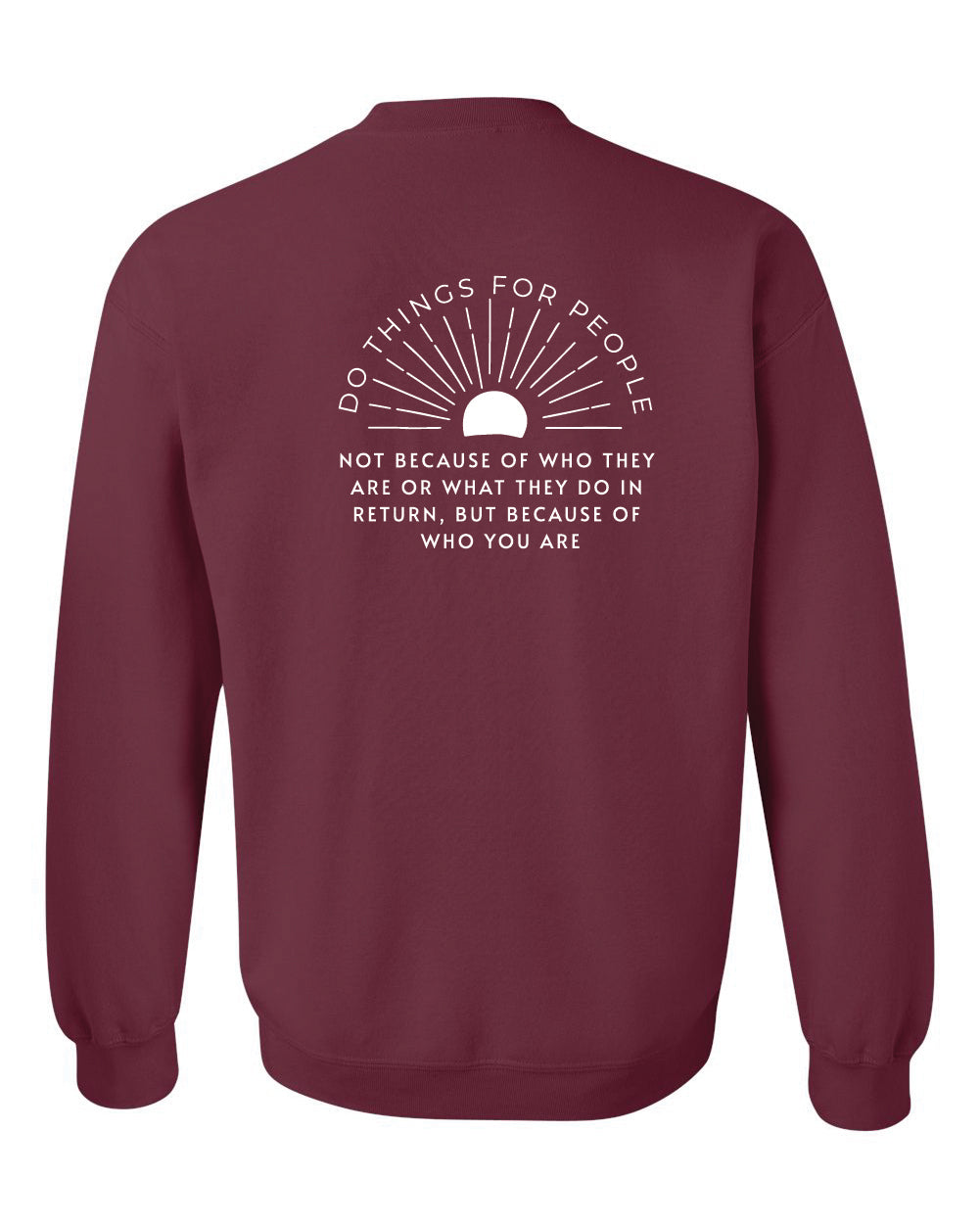 Sunshine 'Do things for people' Gildan Crewneck