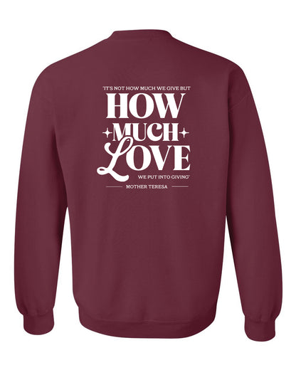 Sunshine 'How much love' Gildan Crewneck