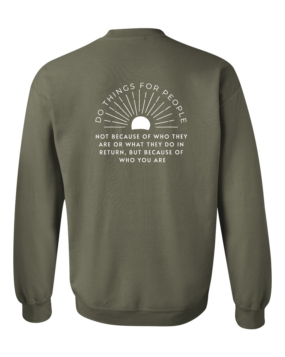 Sunshine 'Do things for people' Gildan Crewneck
