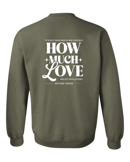 Sunshine 'How much love' Gildan Crewneck