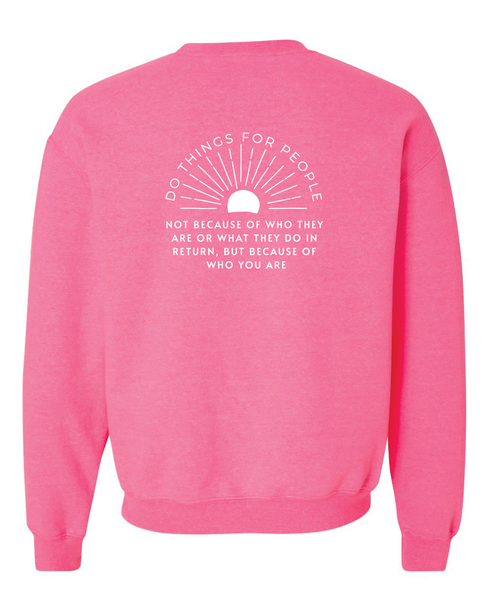 Sunshine 'Do things for people' Gildan Crewneck