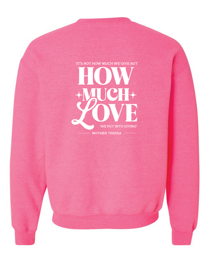 Sunshine 'How much love' Gildan Crewneck