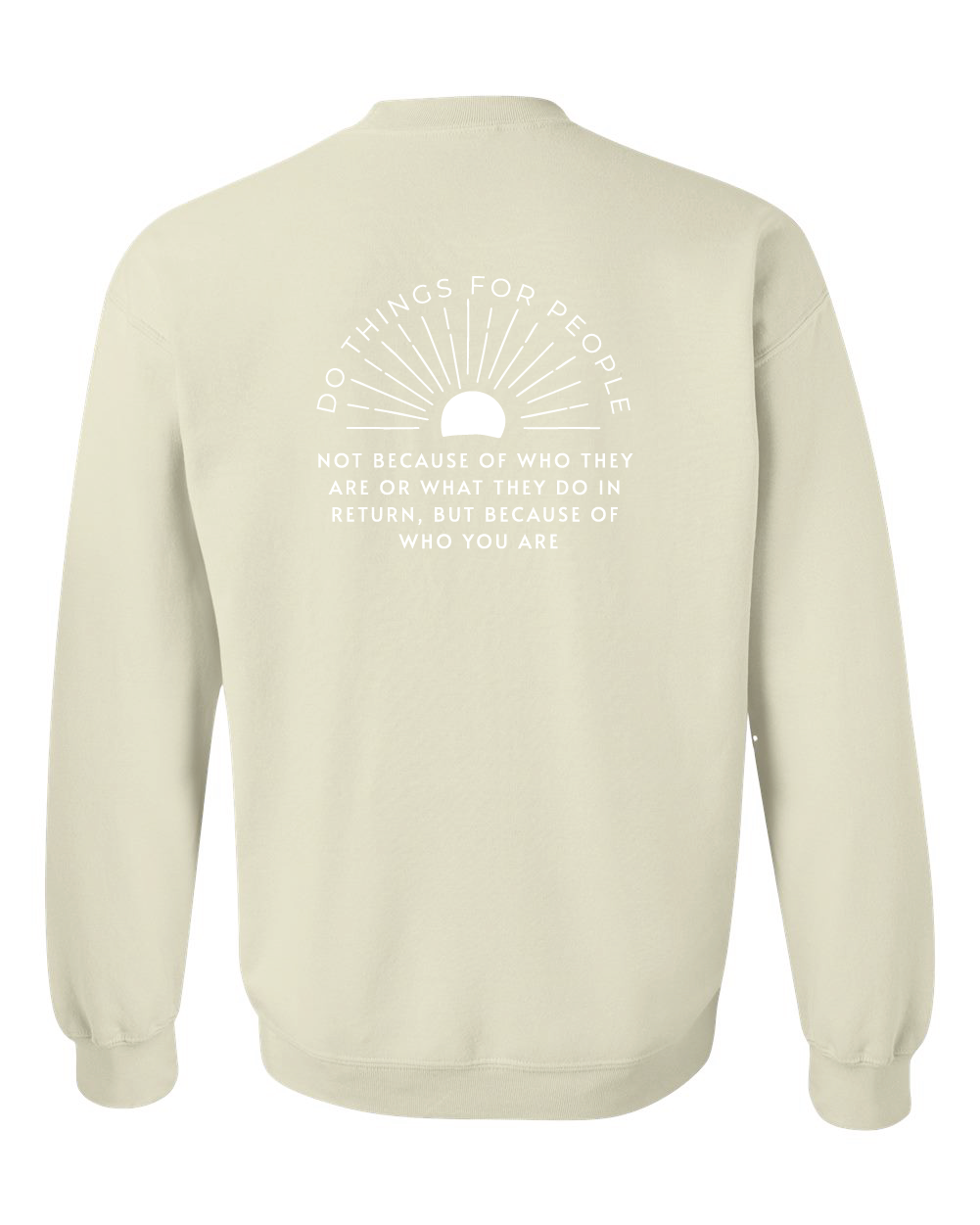 Sunshine 'Do things for people' Gildan Crewneck