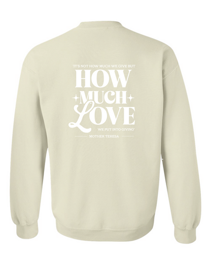 Sunshine 'How much love' Gildan Crewneck