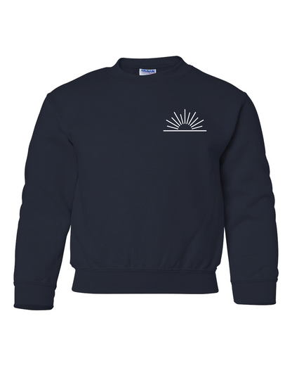 Mom Life Youth Gildan Crewnecks