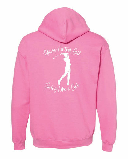 Girls Golf Gildan Hoodie "Swing Like a Girl"