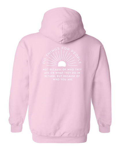 Sunshine 'Do things for people' Gildan Hoodie