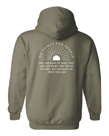 Sunshine 'Do things for people' Gildan Hoodie