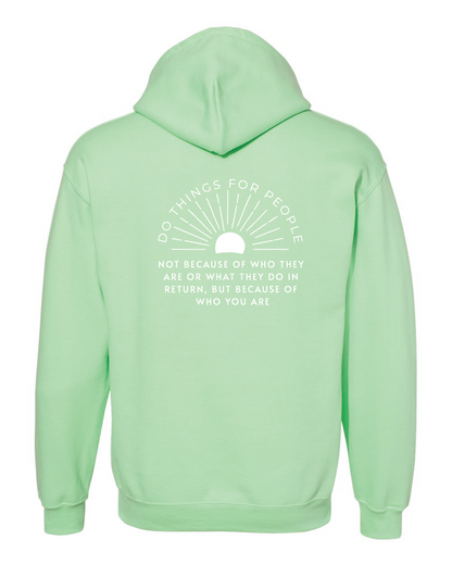 Sunshine 'Do things for people' Gildan Hoodie