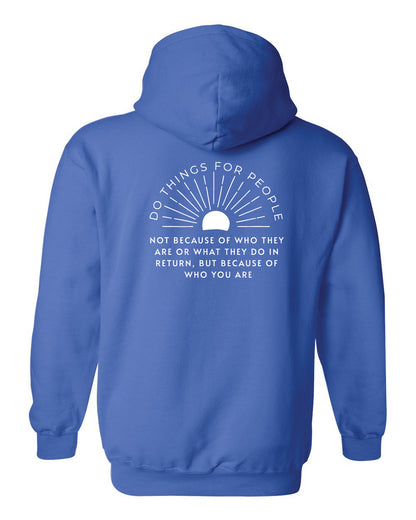 Sunshine 'Do things for people' Gildan Hoodie