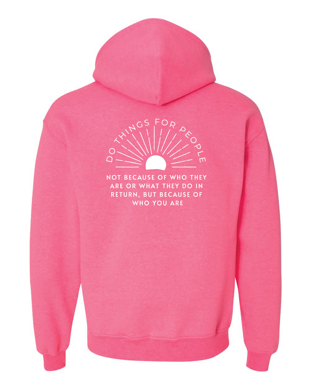Sunshine 'Do things for people' Gildan Hoodie