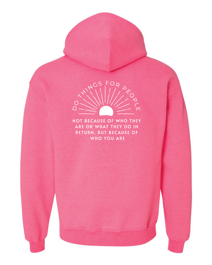Sunshine 'Do things for people' Gildan Hoodie