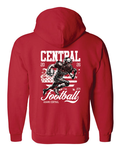 AC Football Gildan Full Zip Hoodie