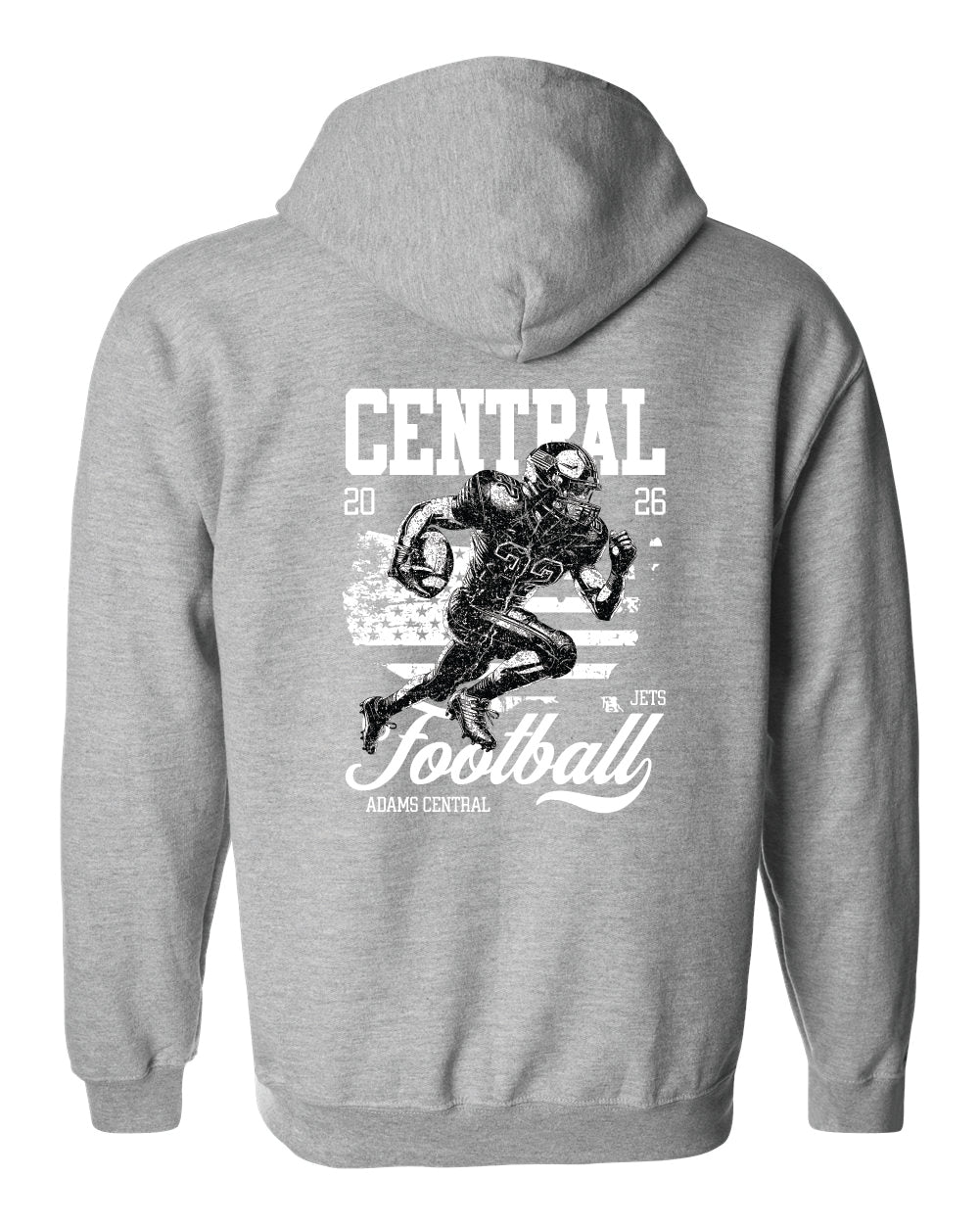 AC Football Gildan Full Zip Hoodie