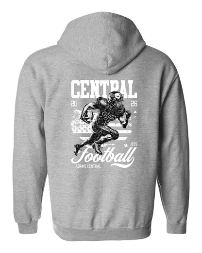 AC Football Gildan Full Zip Hoodie