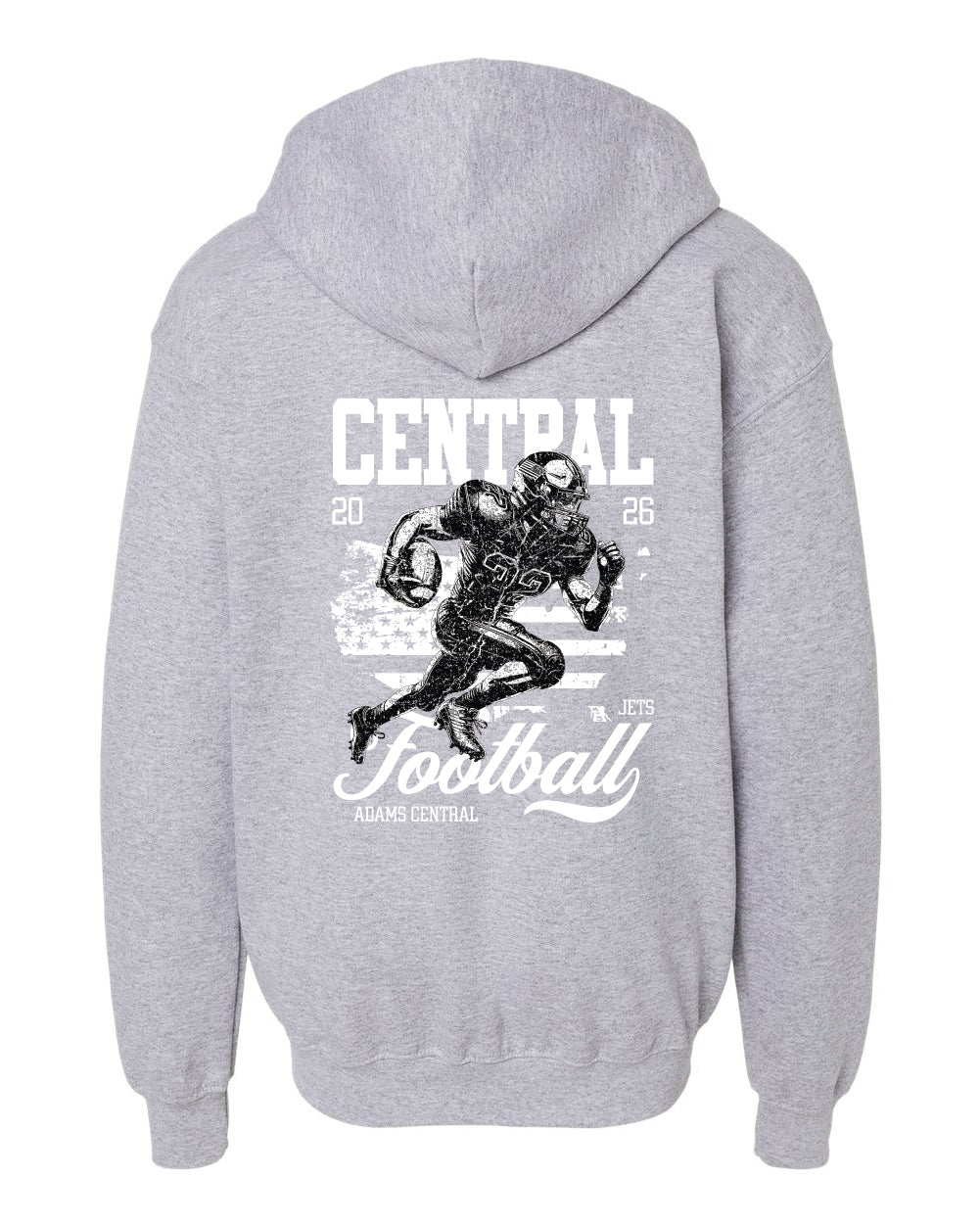 AC Football Youth Gildan Full Zip Hoodie