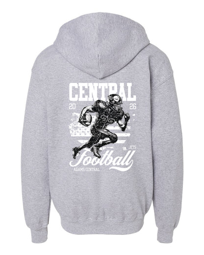 AC Football Youth Gildan Full Zip Hoodie