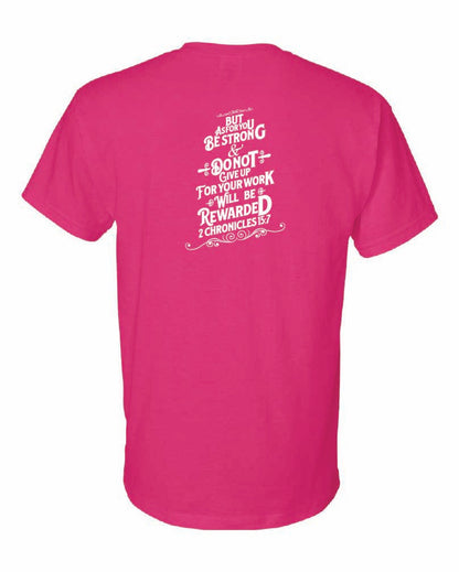 Girls Golf Gildan t-shirt "2 Chronicles 15:7"