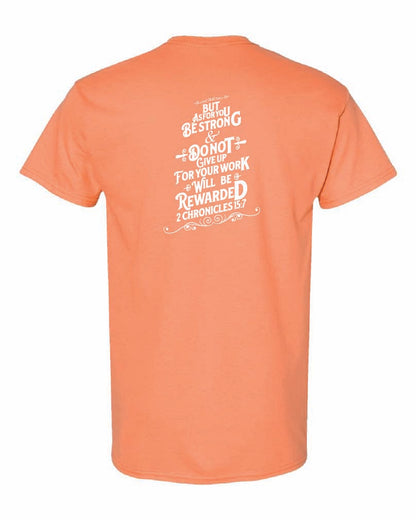 Girls Golf Gildan t-shirt "2 Chronicles 15:7"