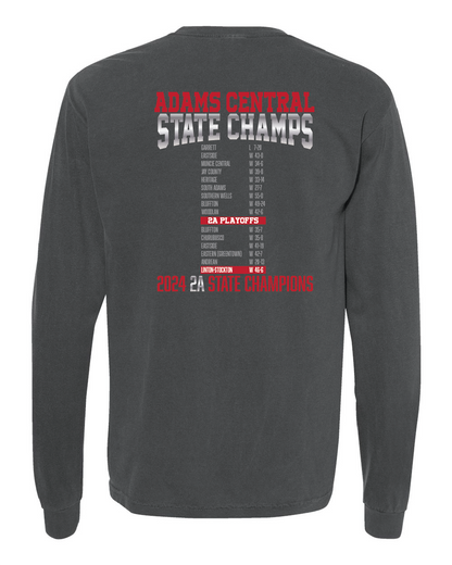 AC Football End of Season Long-sleeved T-Shirt Comfort Colors Adult