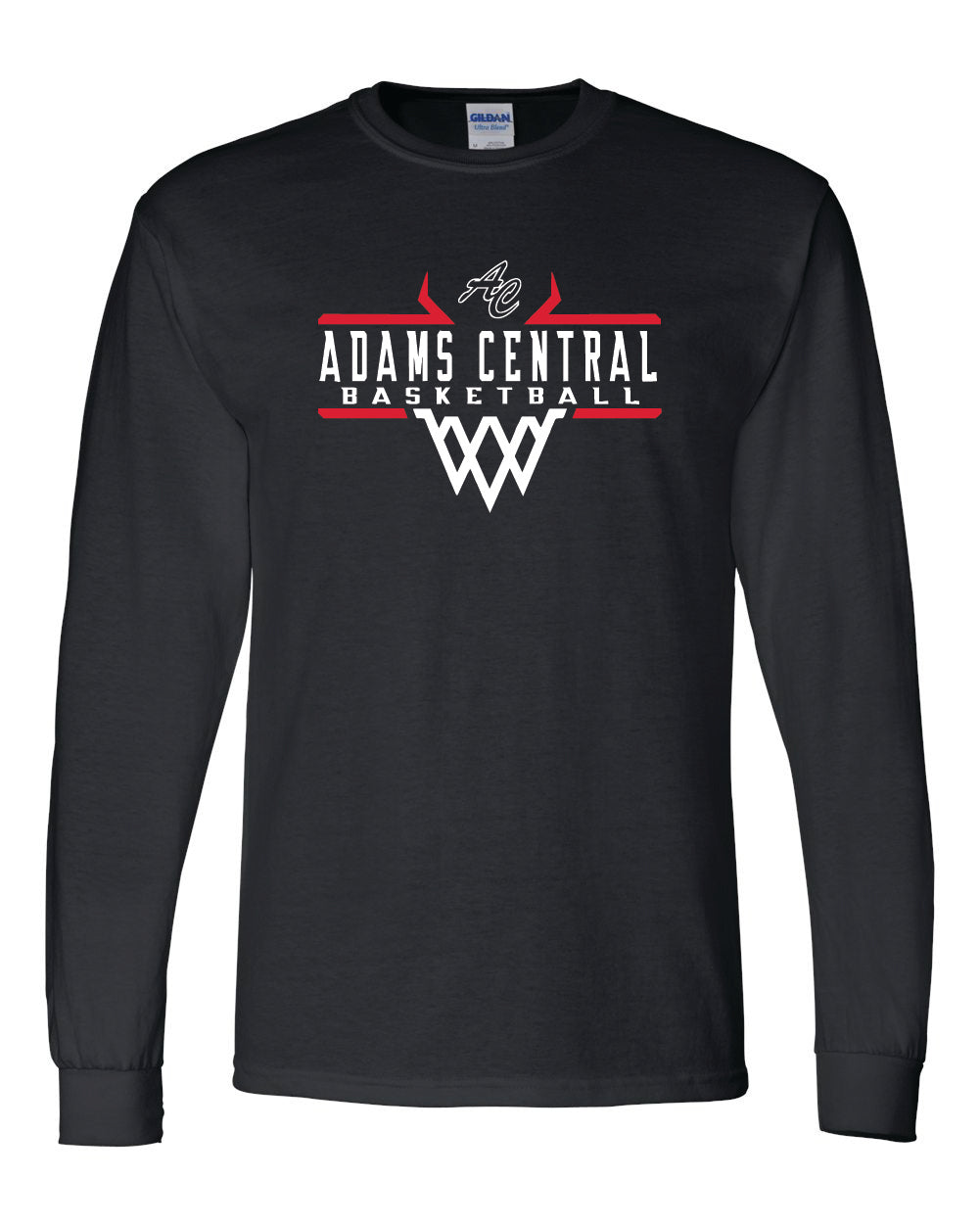 Adult Gildan AC Basketball Long Sleeve T-Shirt