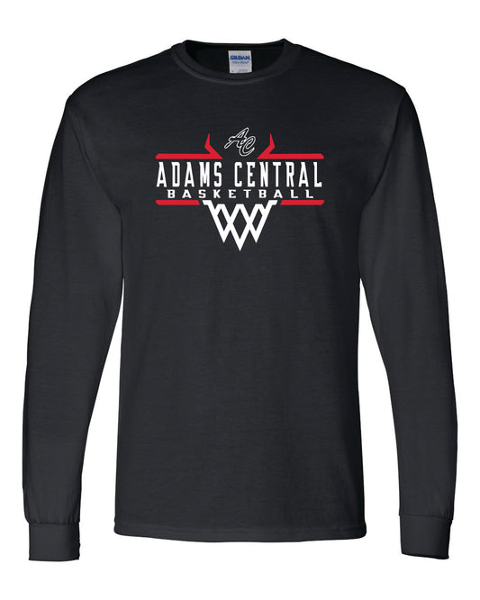 Adult Gildan AC Basketball Long Sleeve T-Shirt