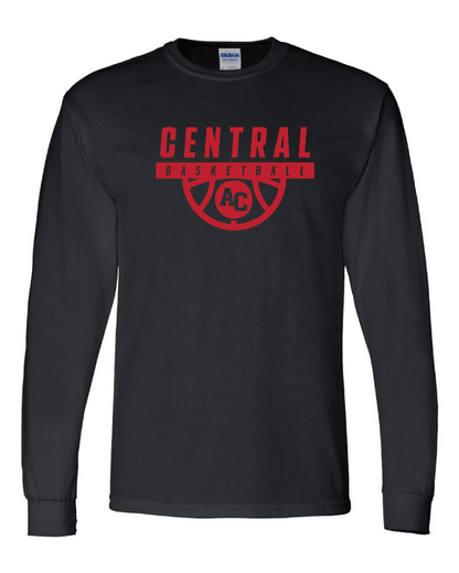 Adult Gildan Basketball Long Sleeve t-shirt