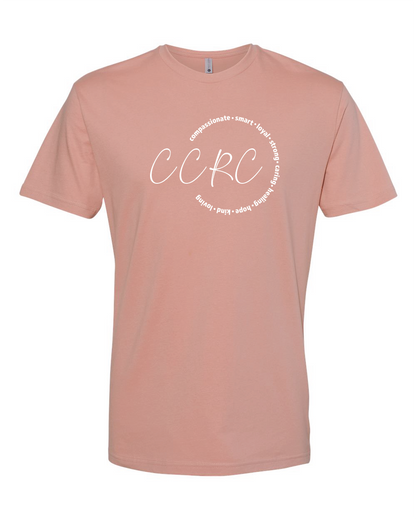 CCRC Compassionate, Smart, etc Adult T-shirt