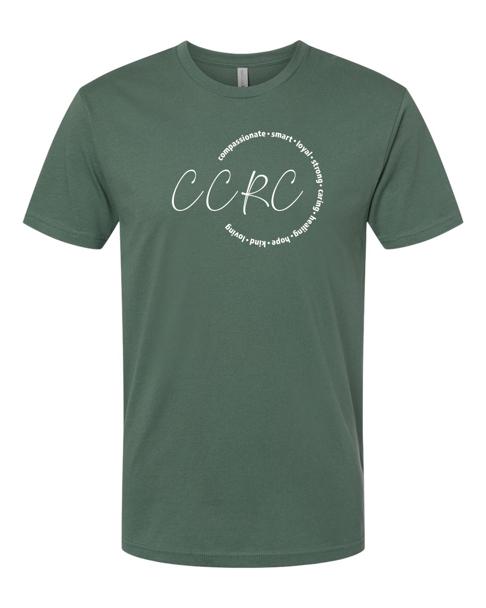 CCRC Compassionate, Smart, etc Adult T-shirt