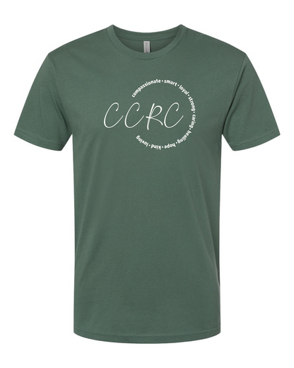 CCRC Compassionate, Smart, etc Adult T-shirt