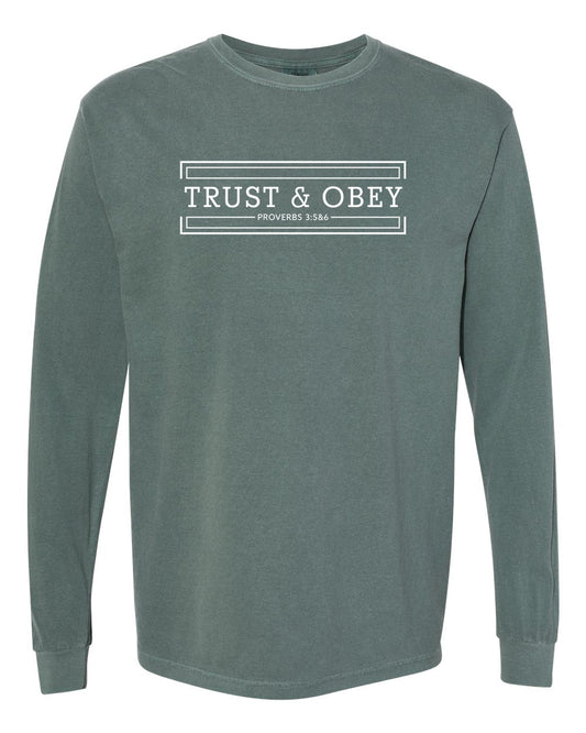 Trust and Obey Long-Sleeved Shirt