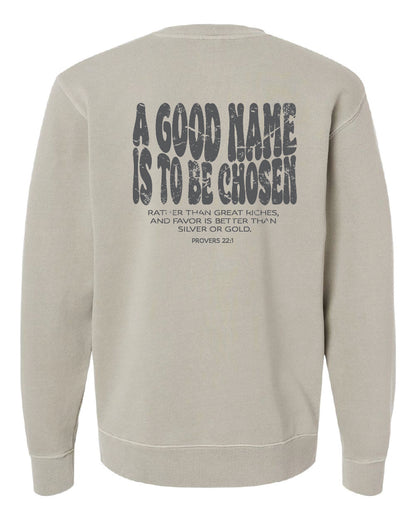 Adult Independent "A good name" Crewneck
