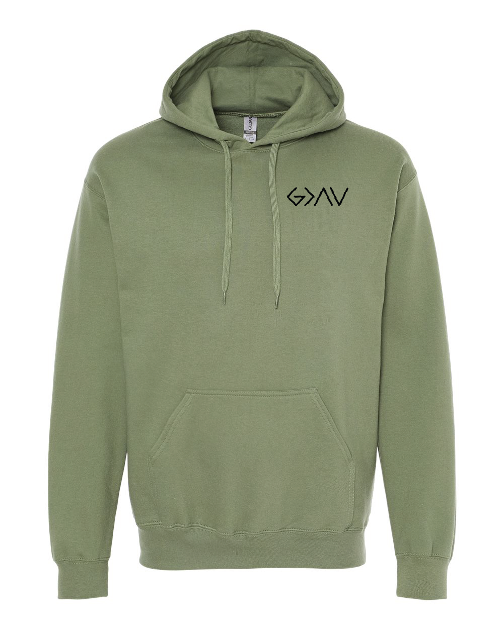 Adult Gildan Softstyle 'God is Greater' Hoodie