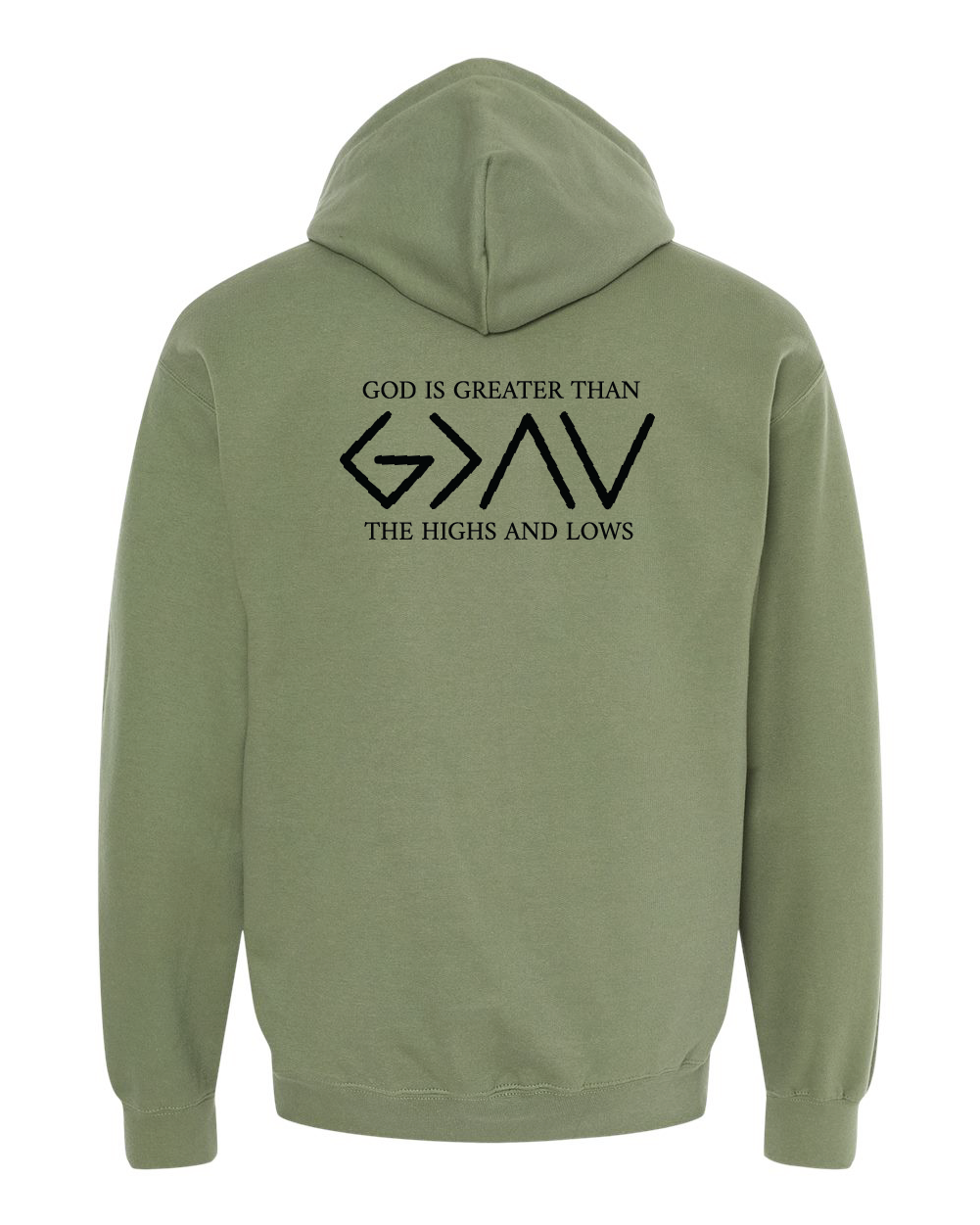 Adult Gildan Softstyle 'God is Greater' Hoodie
