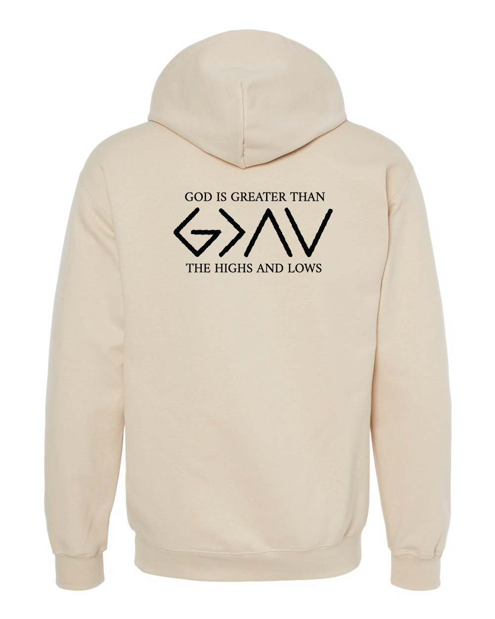 Adult Gildan Softstyle 'God is Greater' Hoodie